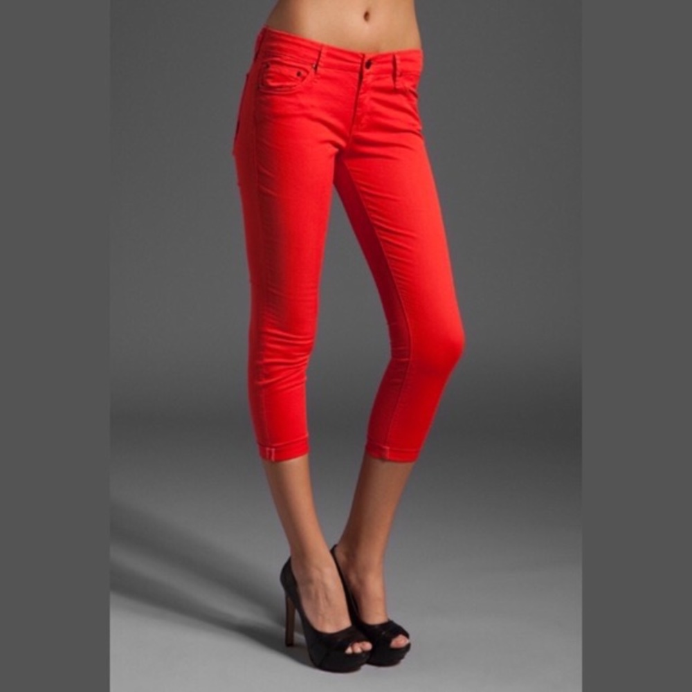MOTHER The Looker Crop Cruel Summer Twill Pants